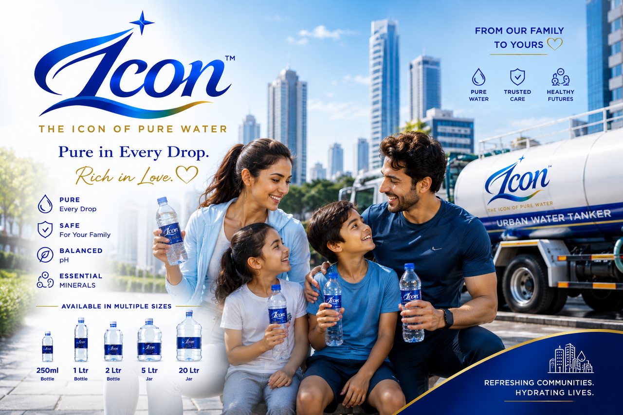 Icon Water — from our family to yours